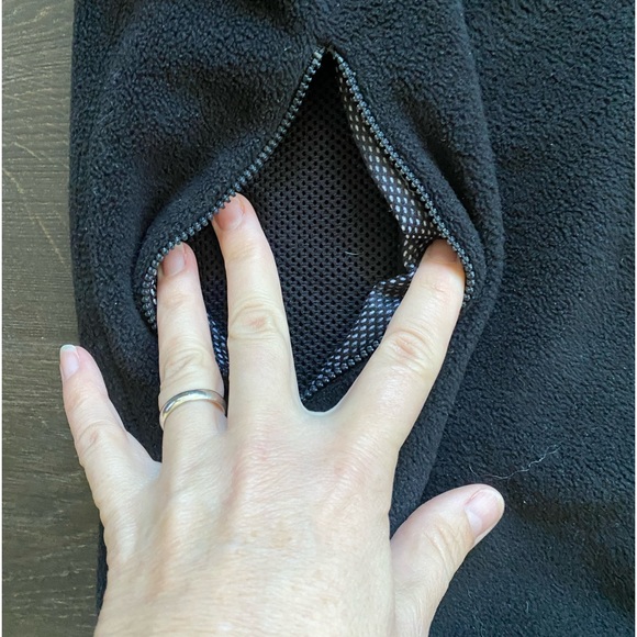 San Jose Calif black fleece vest size M - Picture 3 of 7